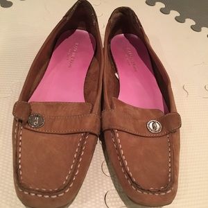 Isaac Mizrahi tan loafers - Size 8.5